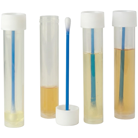 Sample Swab Cotton Tip sterile swab and vial system